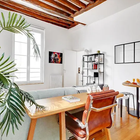 Le Marais & Canal Saint-martin - 1br - Vacation Lägenhet Paris